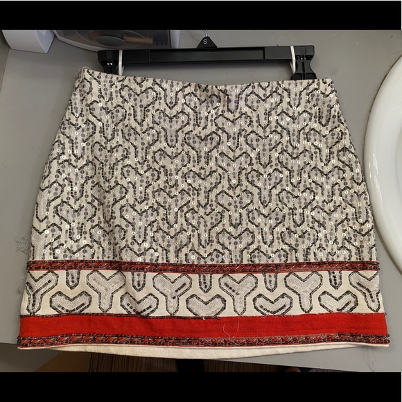DONATING SOON Embellished Zara Skirt - Picture 2 of 2